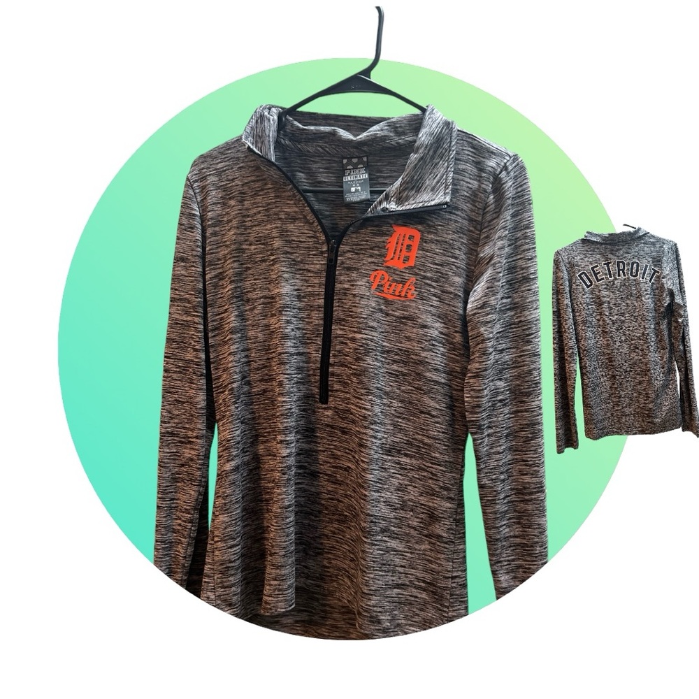 PINK Detroit Tigers quarter zip!